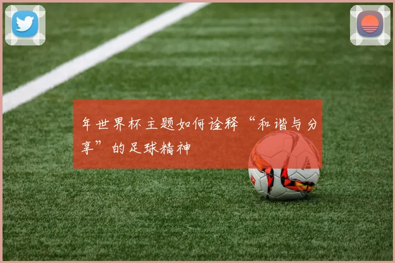 年世界杯主题如何诠释“和谐与分享”的足球精神